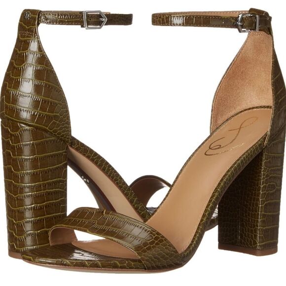 BRAND NEW SAM EDELMAN WOMEN'S YARO HEELED SANDAL   G1 - Picture 1 of 16